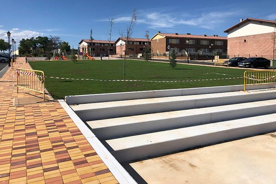 Obra Civil Parque Infantil Ólvega Soria Indesfor Construcción e Ingeniería